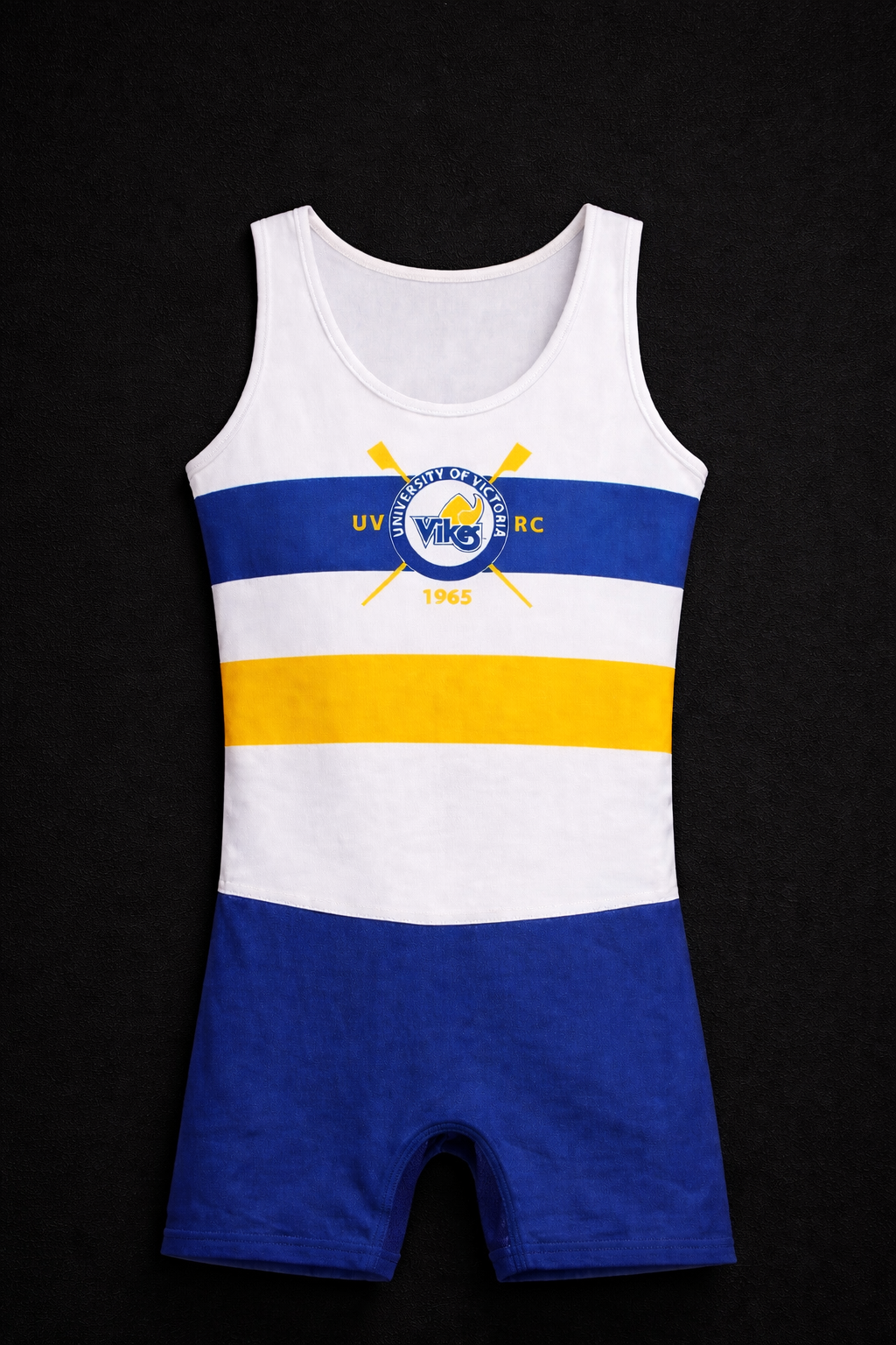 UVRC Unisuit — Blue, Gold & White